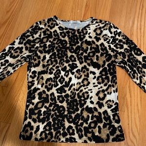Super soft Cheetah print longsleeve